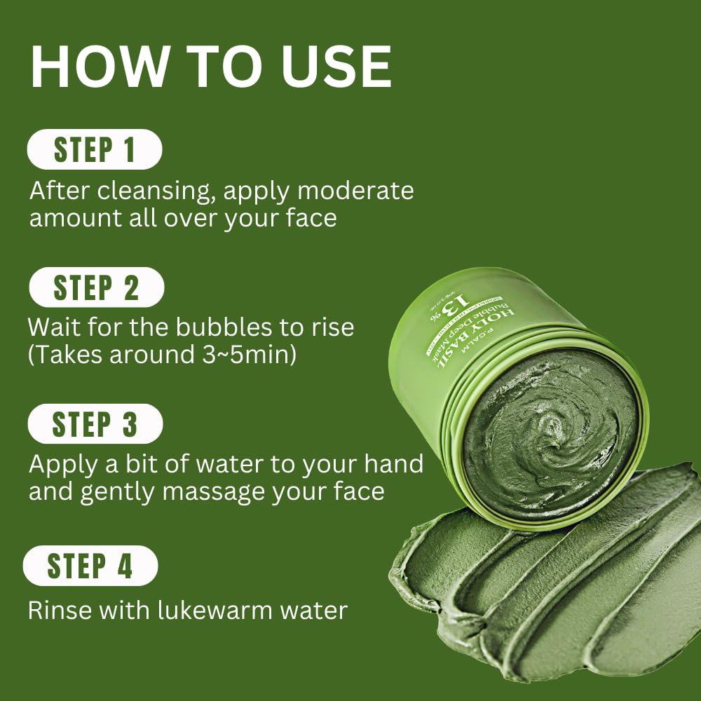 Zaphrosia's Holy Basil Bubble Deep Mask